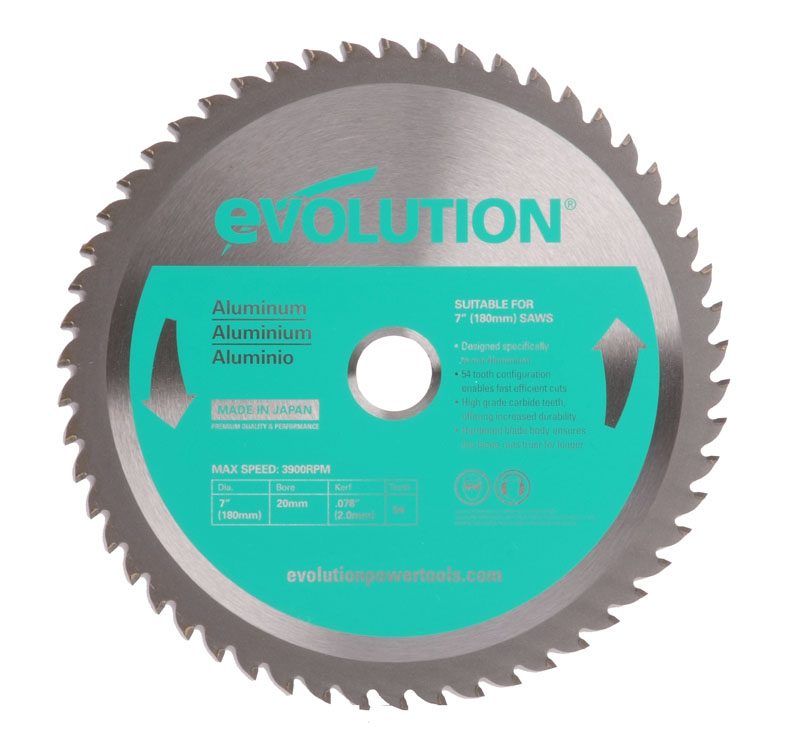 230mm Evolution aluminium circular saw blade