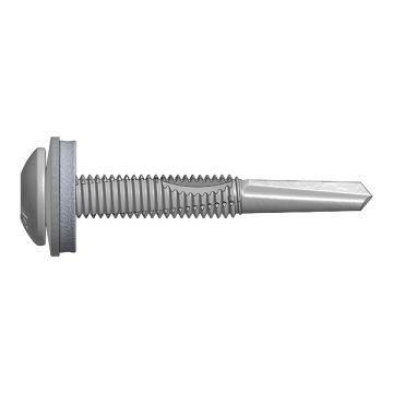 DrillFast® 40mm A4 stainless low profile mainfix fastener, 15mm washer