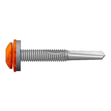 DrillFast® painted low profile mainfix heavy section fastener, 15mm washer