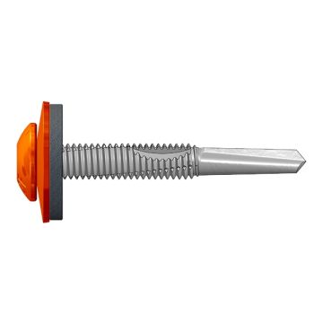 DrillFast® painted low profile mainfix heavy section fastener, 19mm washer
