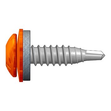 DrillFast® 6.3mm painted low-profile stitching fastener, 15mm washer