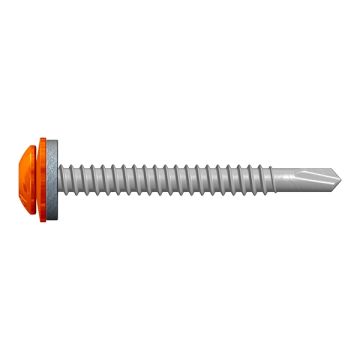 DrillFast&reg; 50mm painted low profile mainfix fastener, 15mm washer
