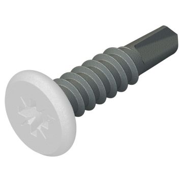 DrillFast® carbon steel painted 5.5mm diameter clip fix fastener