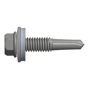 DrillFast® 28mm carbon steel mainfix fastener, 15mm washer