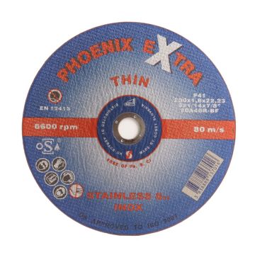 Extrathin 230mm metal cutting disc