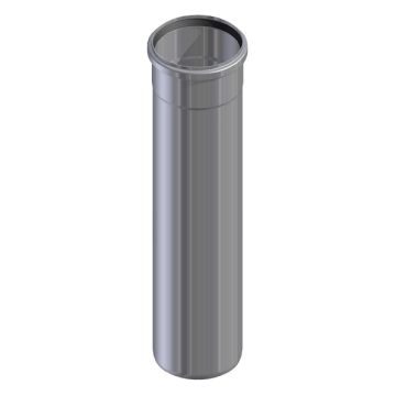 110mm Stainless steel extension pipe - 500mm long