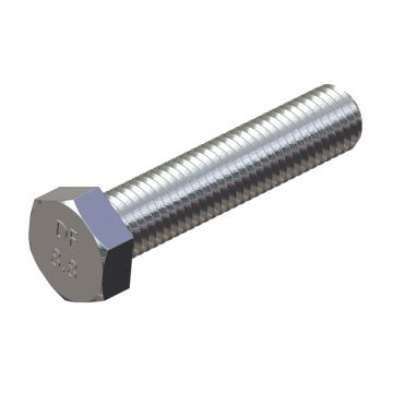 M10 x 40mm stainless steel set bolt