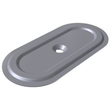 SureFast®  carbon steel oval flat pressure plate washer